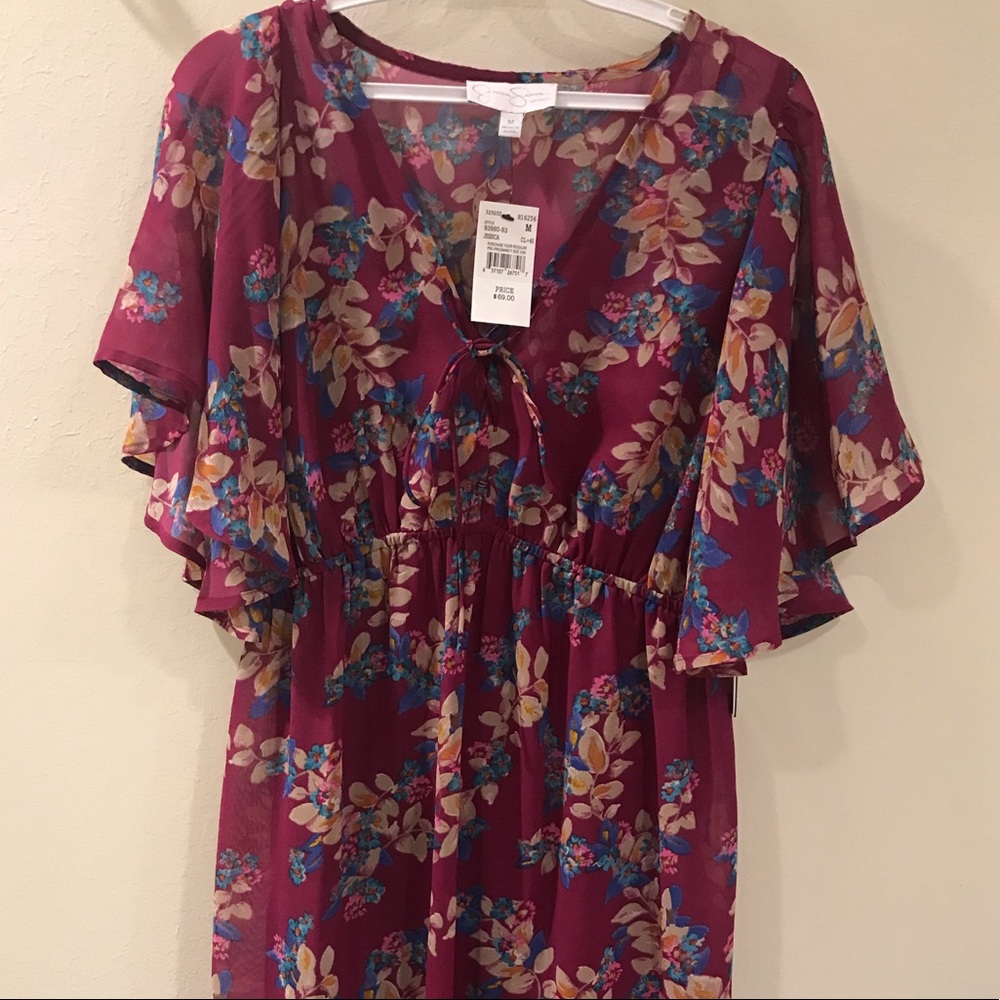 Jessica Simpson Maternity floral Maxi dress